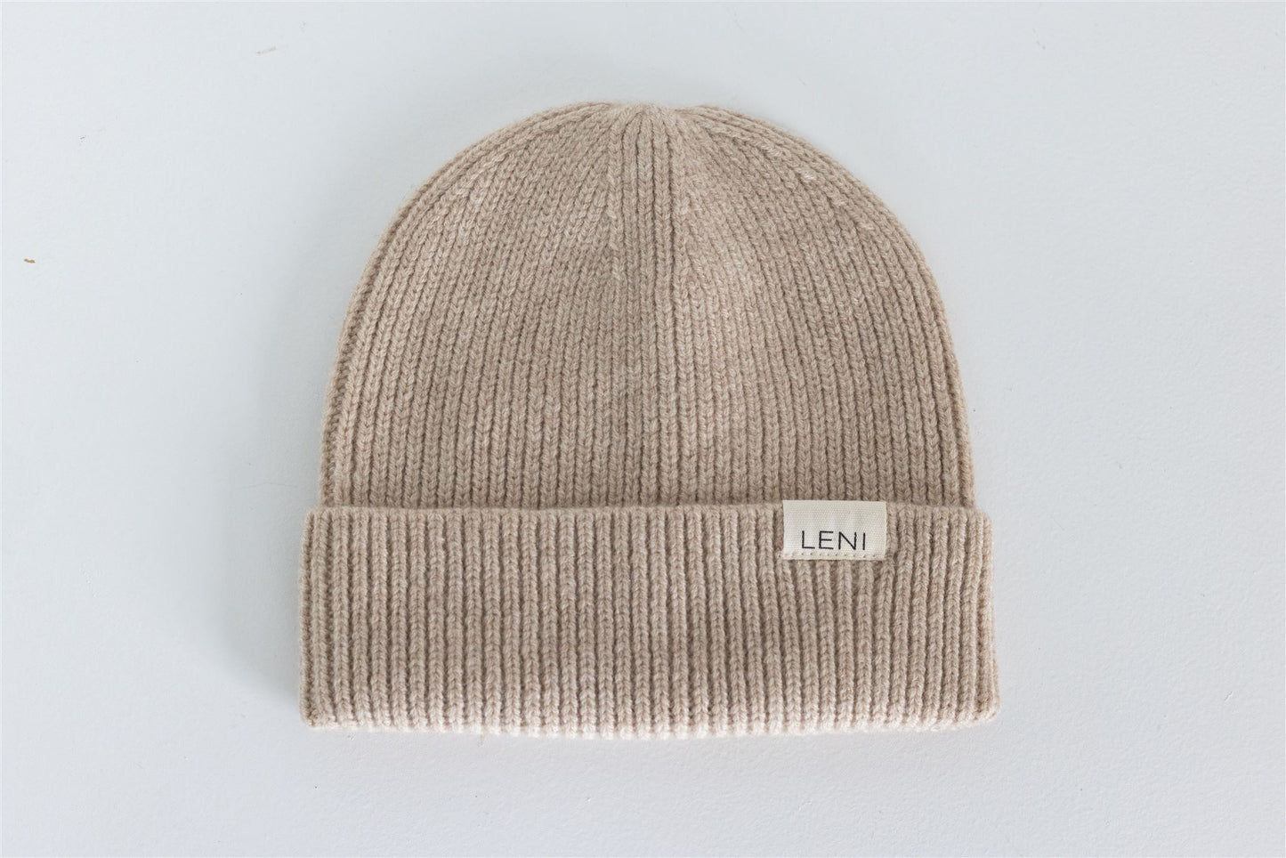 Merino Rib Beanie | Oat
