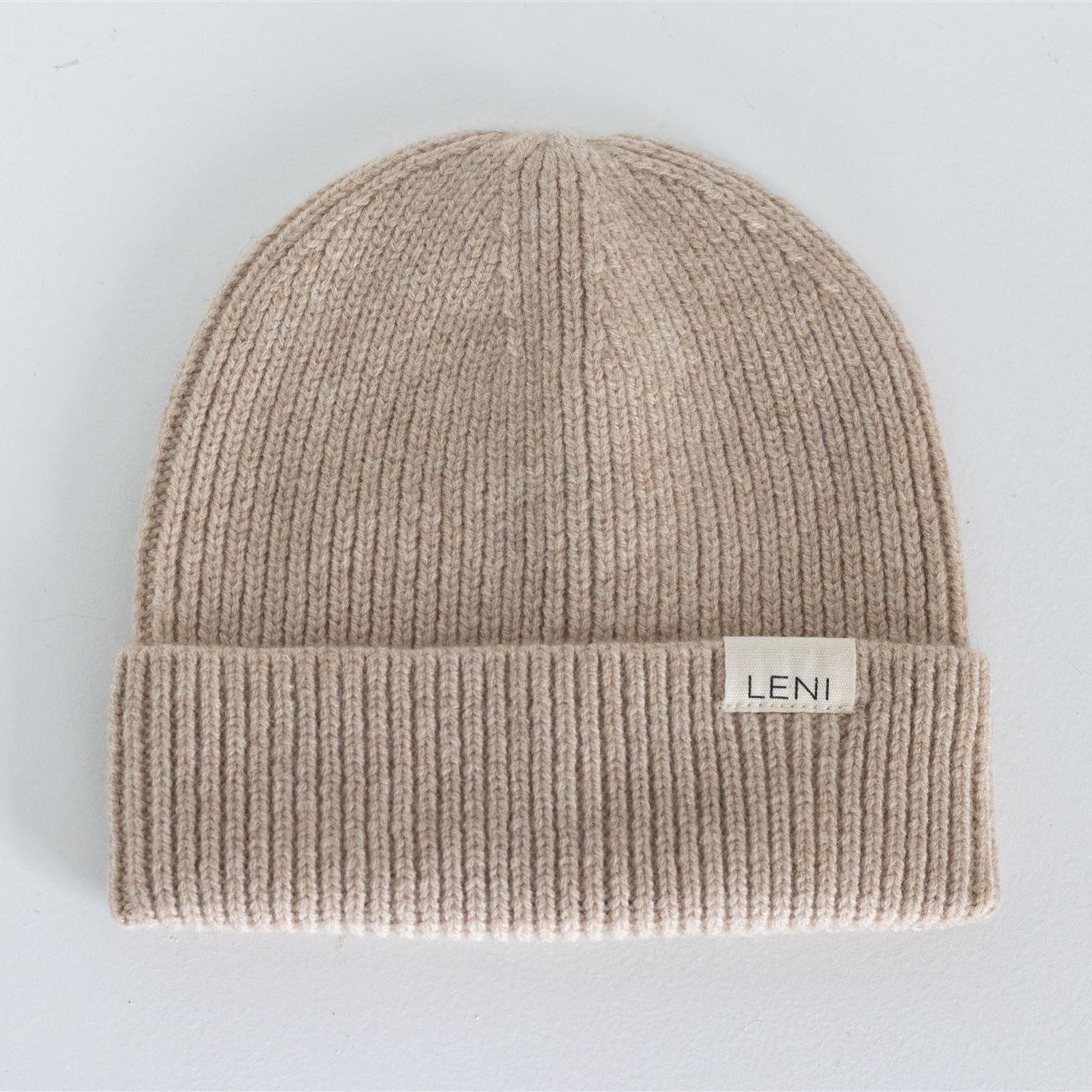 Merino Rib Beanie | Oat