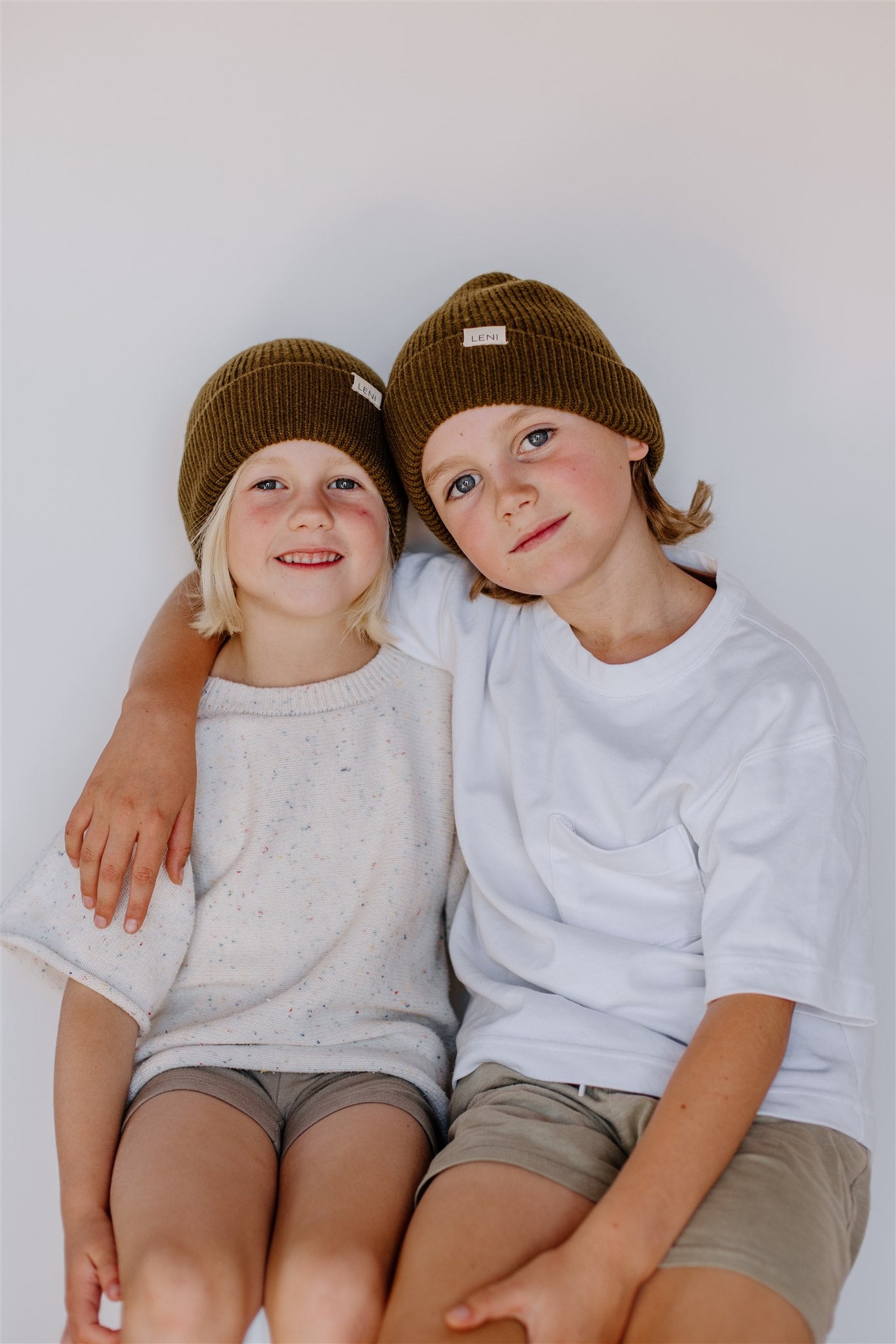 Merino Rib Beanie | Olive