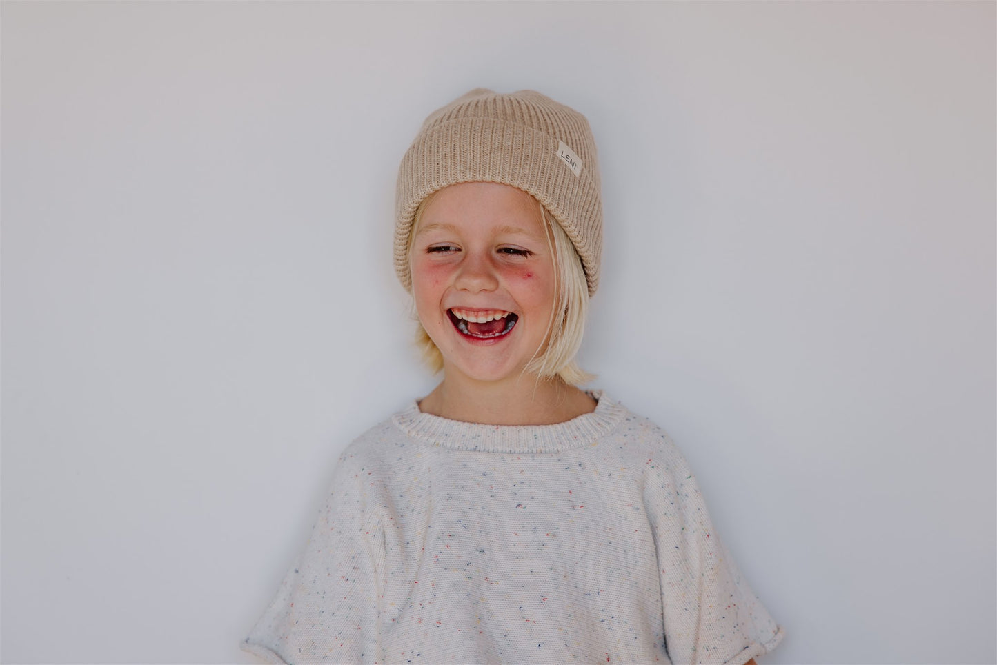 Merino Rib Beanie | Oat