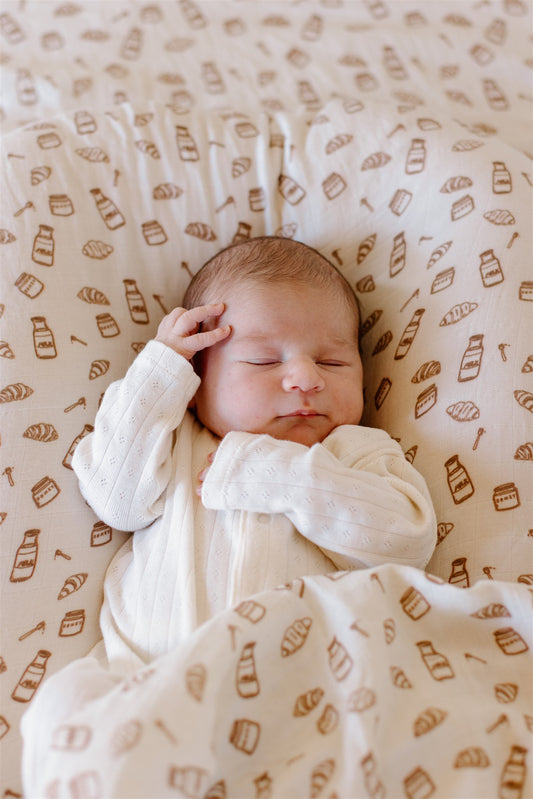 Muslin Swaddle Blanket | Milk and Honey