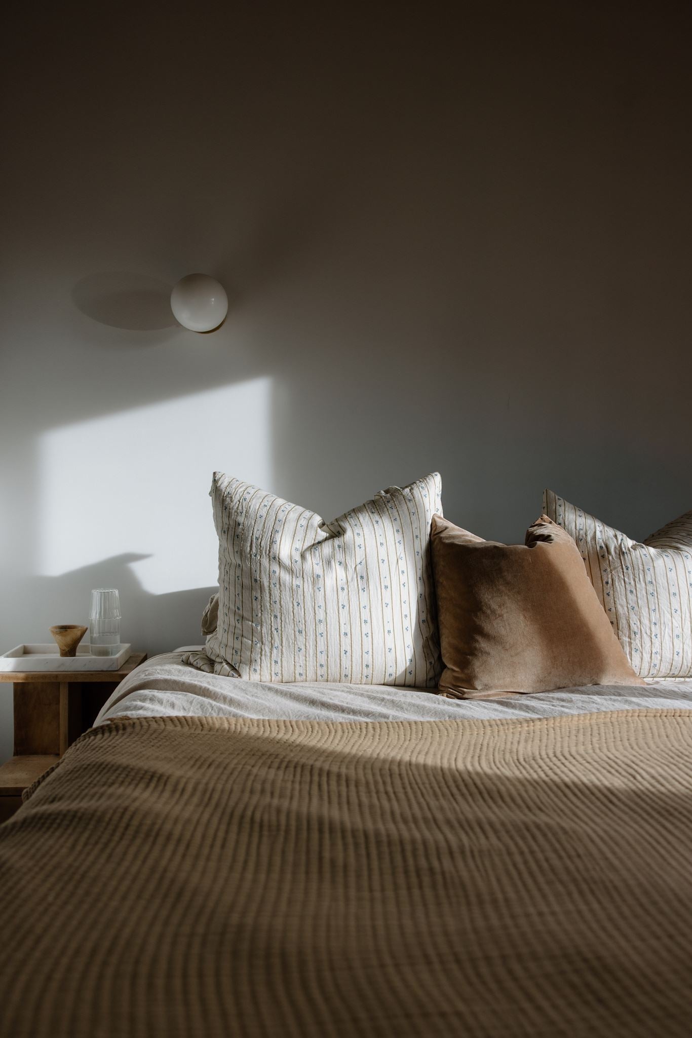 Organic Euro Pillowcase | Forget Me Not