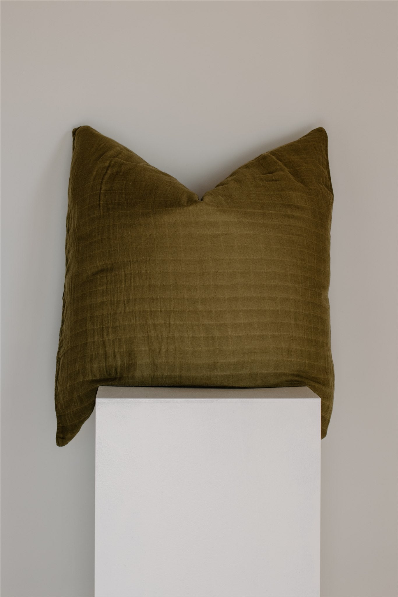 Organic Euro Pillowcase | Olive