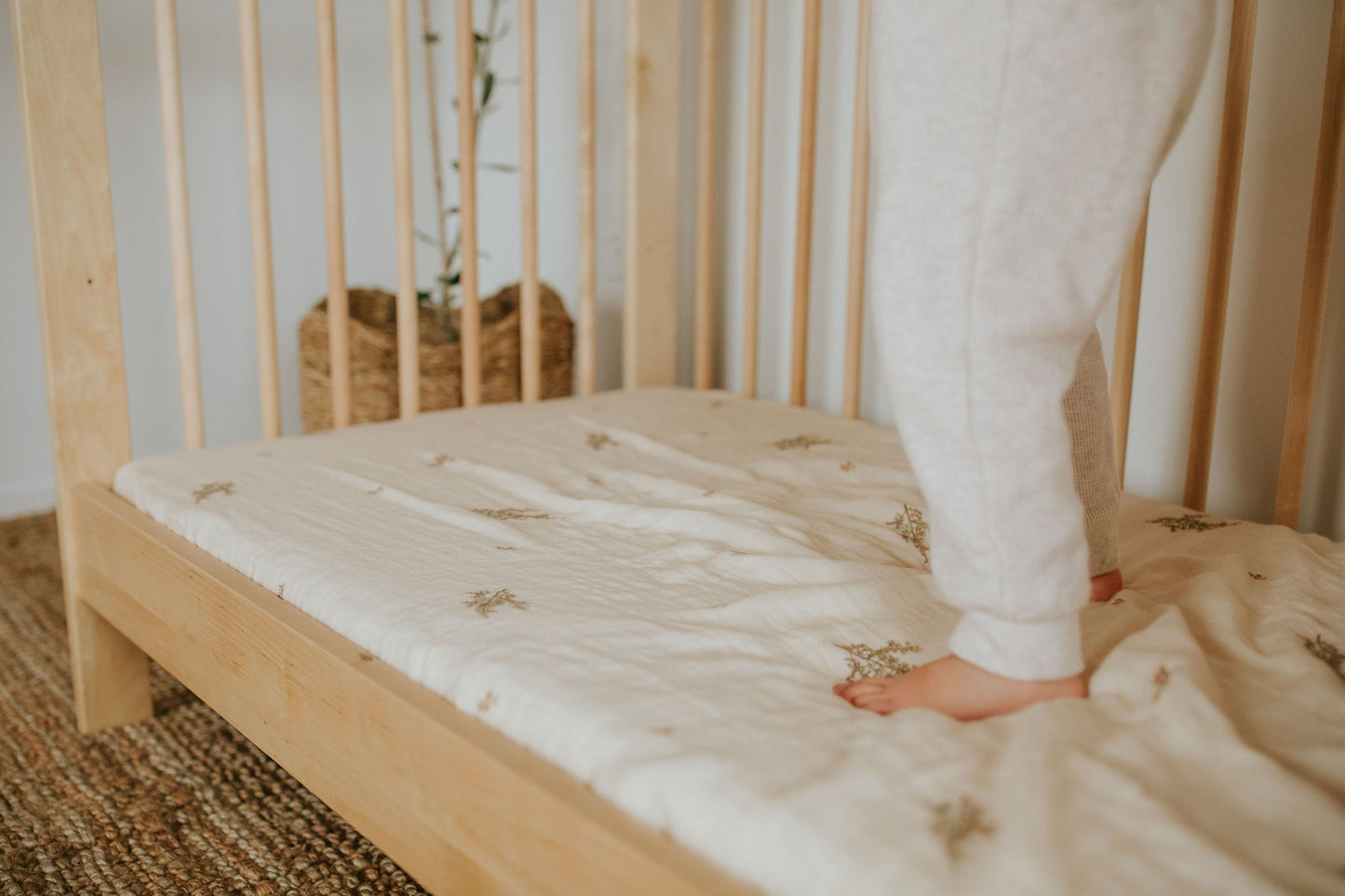 Fitted Cot Sheet | Kanuka