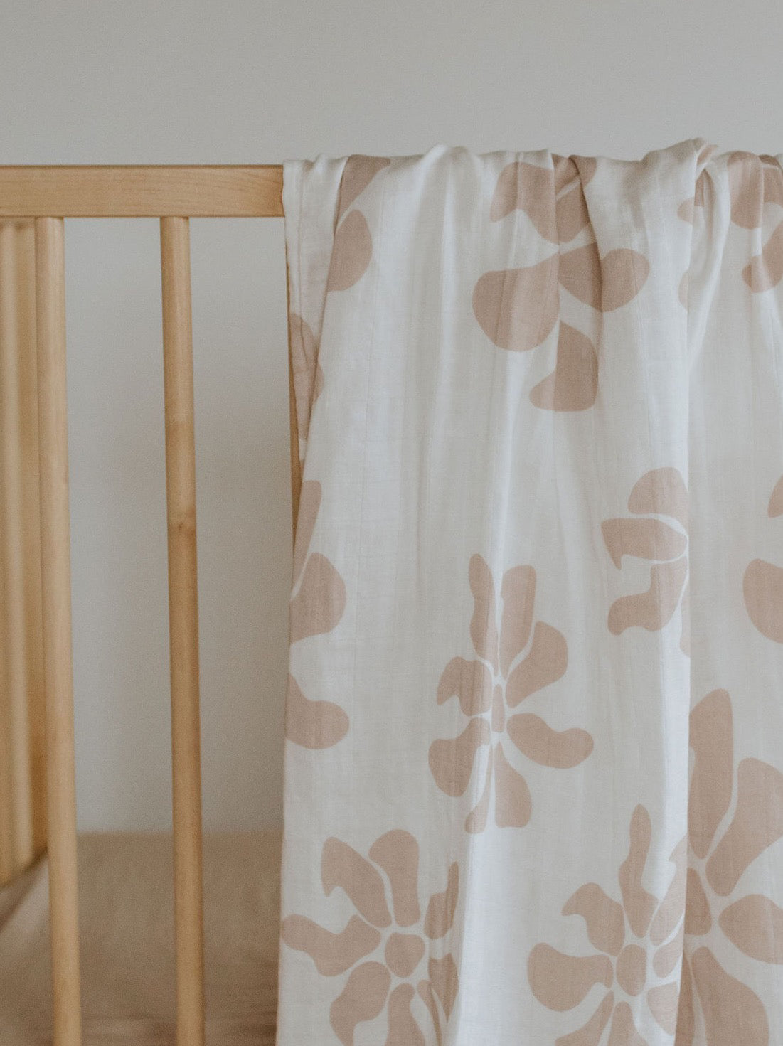 Muslin Swaddle Blanket | Hibi Blush